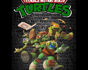 Ninja Turtles * Ninja Turtles Spel * Ninja * Turtles * Feest * Verjaardag * Ninja Turtles Poster * TMNT