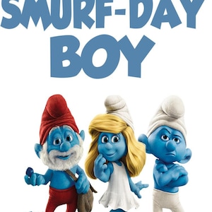 Schlümpfe * Schlumpf Day Boy * Schlumpf-Geburtstags-Party * Kinder-Schlumpf-Party * Geburtstags-Junge * Schlümpfe Party * Kinder-Party * Kinder-Geburtstags-Party *
