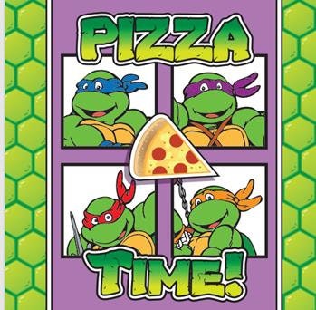 Ninja Turtle Pizza Box Cover