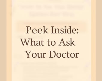 EBV Doctor Questions List | Self-Advocacy & Symptom Tracker (Printable PDF)