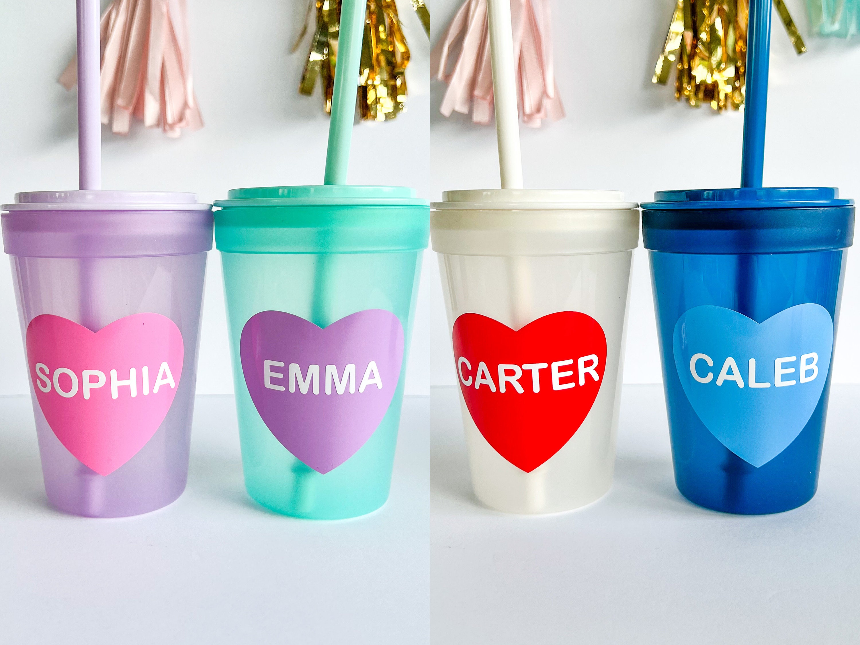 Taylor Swift Album Themed Stanley Sized Straw Charms 3D Printed 