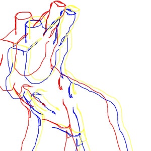 continuous line of the female form