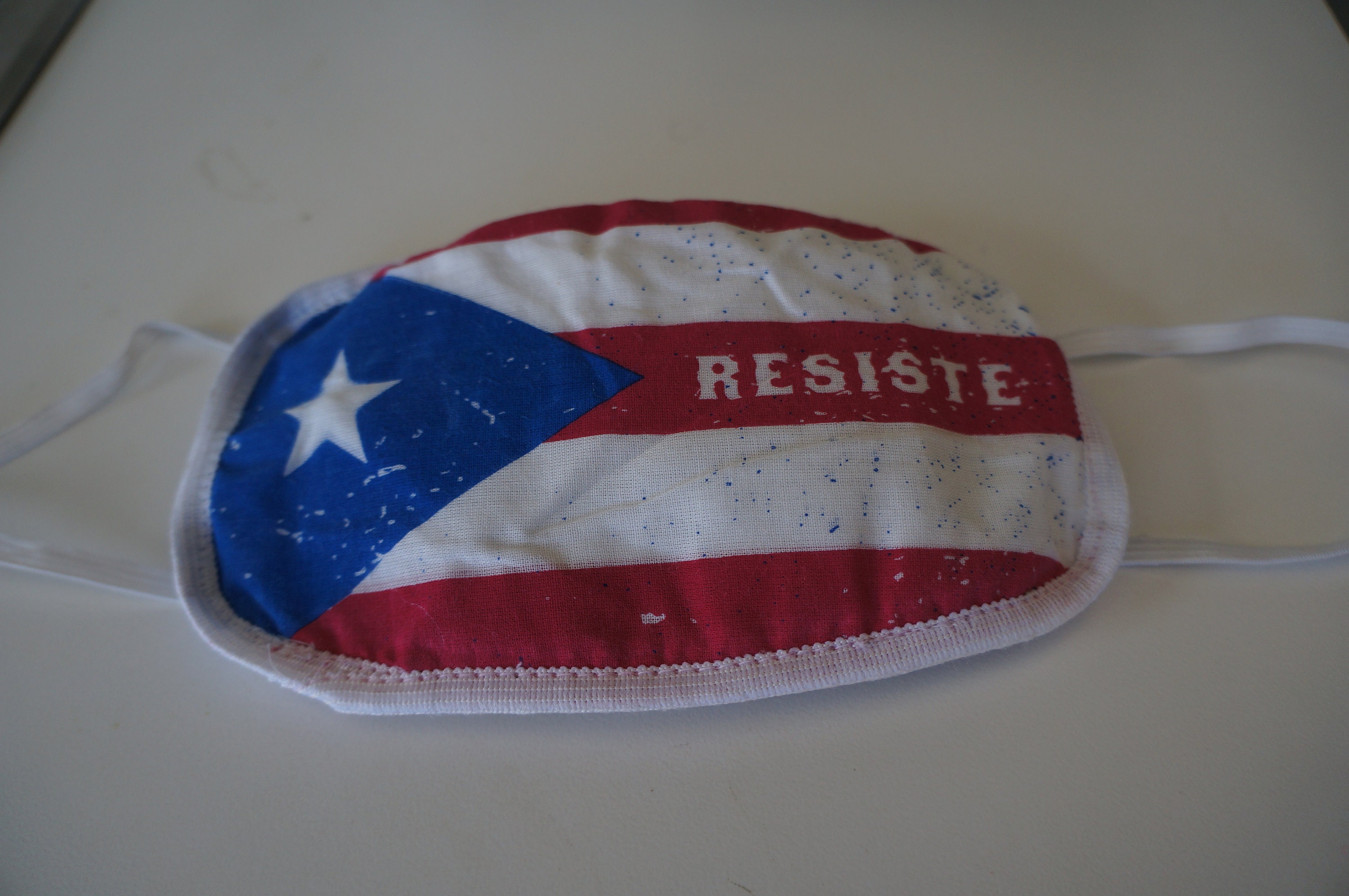 Puerto Rico Face Masks Resiste Blue Red White Etsy