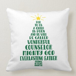 Isaiah 9:6 SVG, Christmas Tree Svg, Christmas Bible Verse Svg, Christian Christmas Svg, Christmas Religious Svg, Christmas Jesus Svg PNG DXF