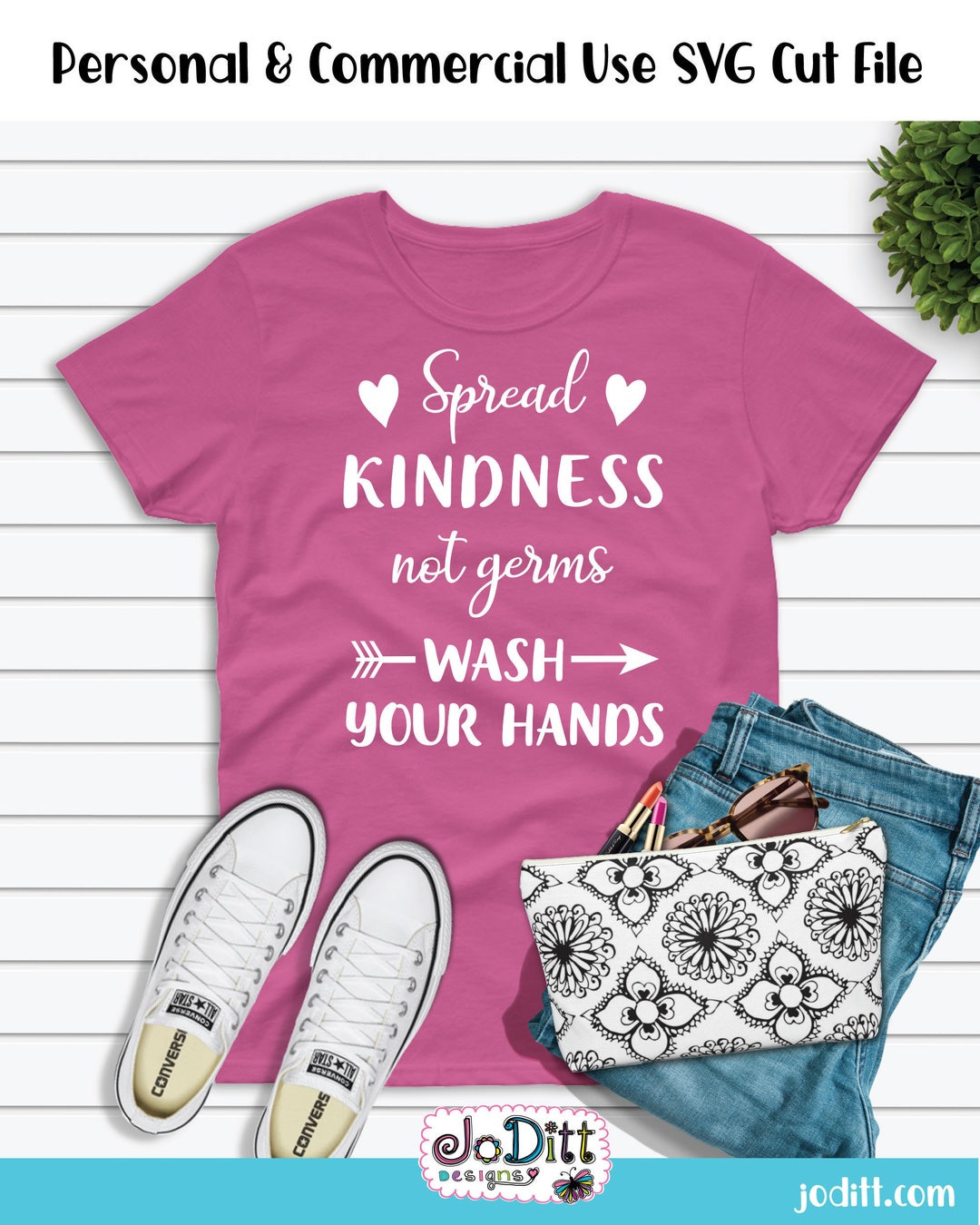 Spread Kindness Not Germs Wash Your Hands SVG Teacher Classroom
