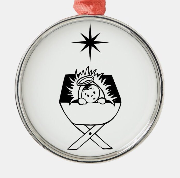 Nativity SVG Manger Svg Baby Jesus Svg, Christmas Religious Svg