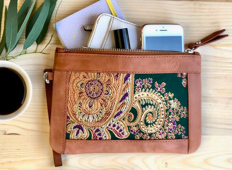 Personalized Leather Macbook Sleeve with Charger Bag for all laptop sizes