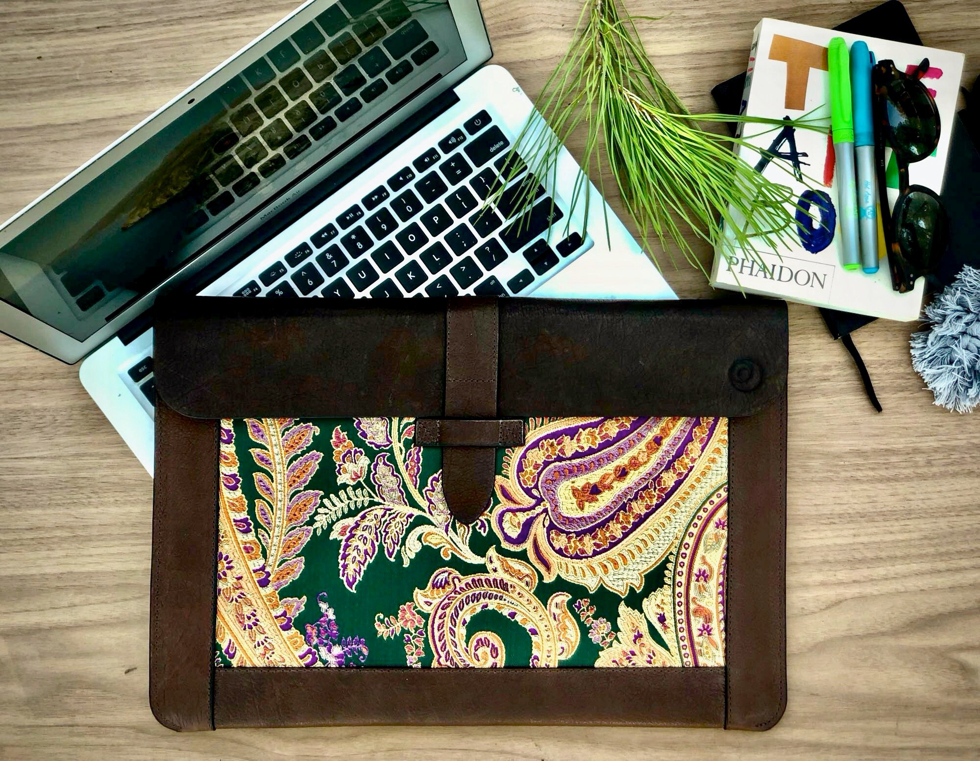 Handmade MacBook Sleeve Handmade Laptop Bag Handmade Leather Etsy
