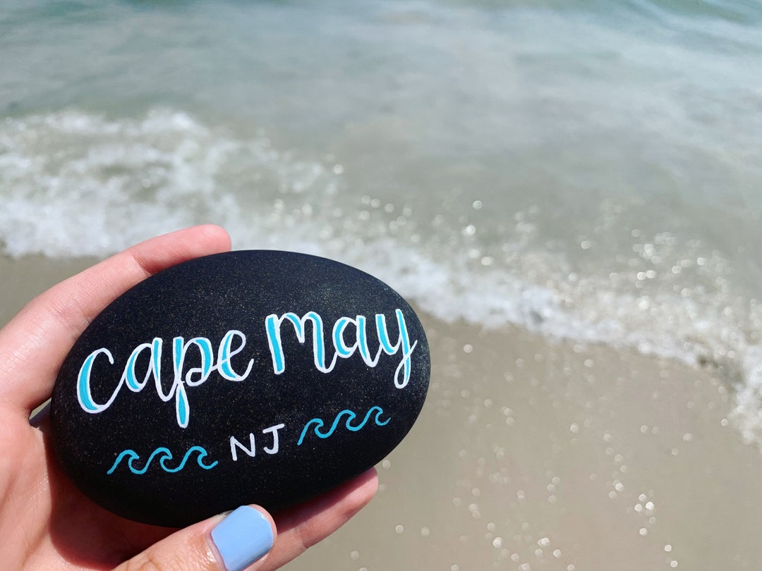 Custom Beach Location Rock - Etsy