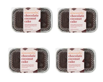 Gluten-Free Chocolate Coconut Cake | 4-Pack | Grain-Free, Dairy-Free, Refined Sugar-Free