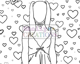 Babygirl, Ddlg Coloring Page