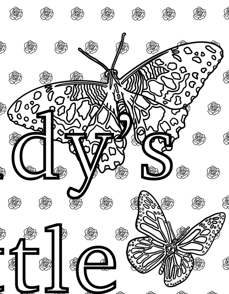 Daddy's Little Cmslt Adult/BDSM/Ddlg Coloring Page | Etsy