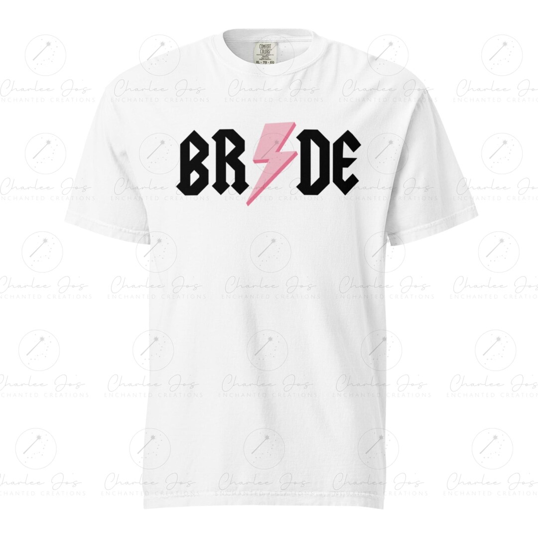 Rock N Roll Bride, AC/DC Inspired Bride, Bride, Bridesmaids ...