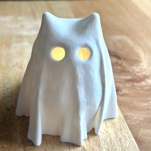 Cat ghost 3D Printed Halloween Decor