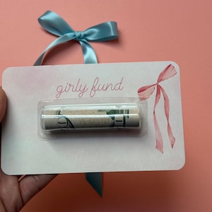 Kokette Bogen Girly Geschenk-Ideen-Fonds Geld-Karte für Mädchen | Teenager Geschenk zum 12.Geburtstag | Geschenkideen zum Geburtstag für Mädchen