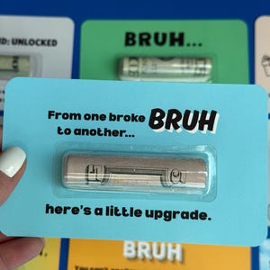 Cadeau drôle Bruh pour garçon adolescent Cadeau carte cadeau Bruh pour adolescents, cadeaux pour garçons, cadeau Skibidi pour 13 ans, 14 ans pour garçons