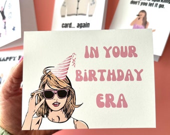 In Your Birthday Era card for daughter and Mother's Day