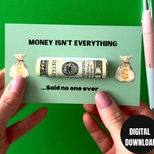 Lustiger Geld Witz Digitale Geldkarte Geschenk |  Teenager Geschenke Jungen Bargeld Halter Dome für Jungen | Lustiges Weihnachtsgeschenk für Teenager Printable