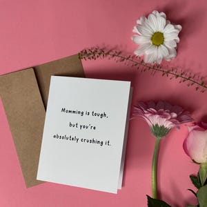 Carte première maman Carte de fête des mères pour fille Carte-cadeau de fête des mères pour maman
