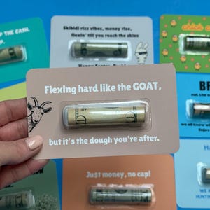 Geit Skibidi Paascadeau voor tieners voor tieners Grappige paaskaart voor tieners Geldcadeau Paasmand stuffer voor jongens Hilarisch geldcadeau voor Pasen