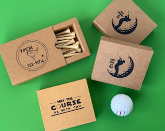 Golf Tees  May the course be with you funny gift for dad grandpa for Father's Day Gift for Grandpa Funny Gift for Co-workers