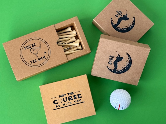 Golf Tees  May the course be with you funny gift for dad grandpa for Father's Day Gift for Grandpa Funny Gift for Co-workers