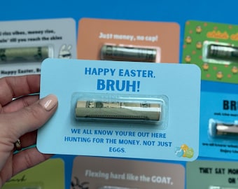 Skibidi Easter Teens gift for Preteen Funny Easter card for Teenage Money Gift Easter Basket stuffer for boys Hilarious Easter money gift