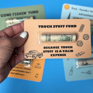 Cadeau fête des pères, camion, argent, carte, voiture, amoureux, cadeau