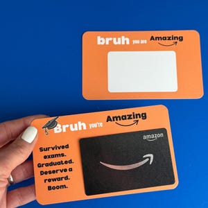 Bruh Geschenkkartenhalter Lustiges Abschlussgeschenk für jugendlich Jungen Bruh Geschenkkartenhalter |  Teenager Geschenke für Jungen Geschenk zum 13.Geburtstag für Jungen 14
