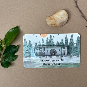 Carte cadeau fête des pères pour la fête des pères Carte cadeau aventure pour papa