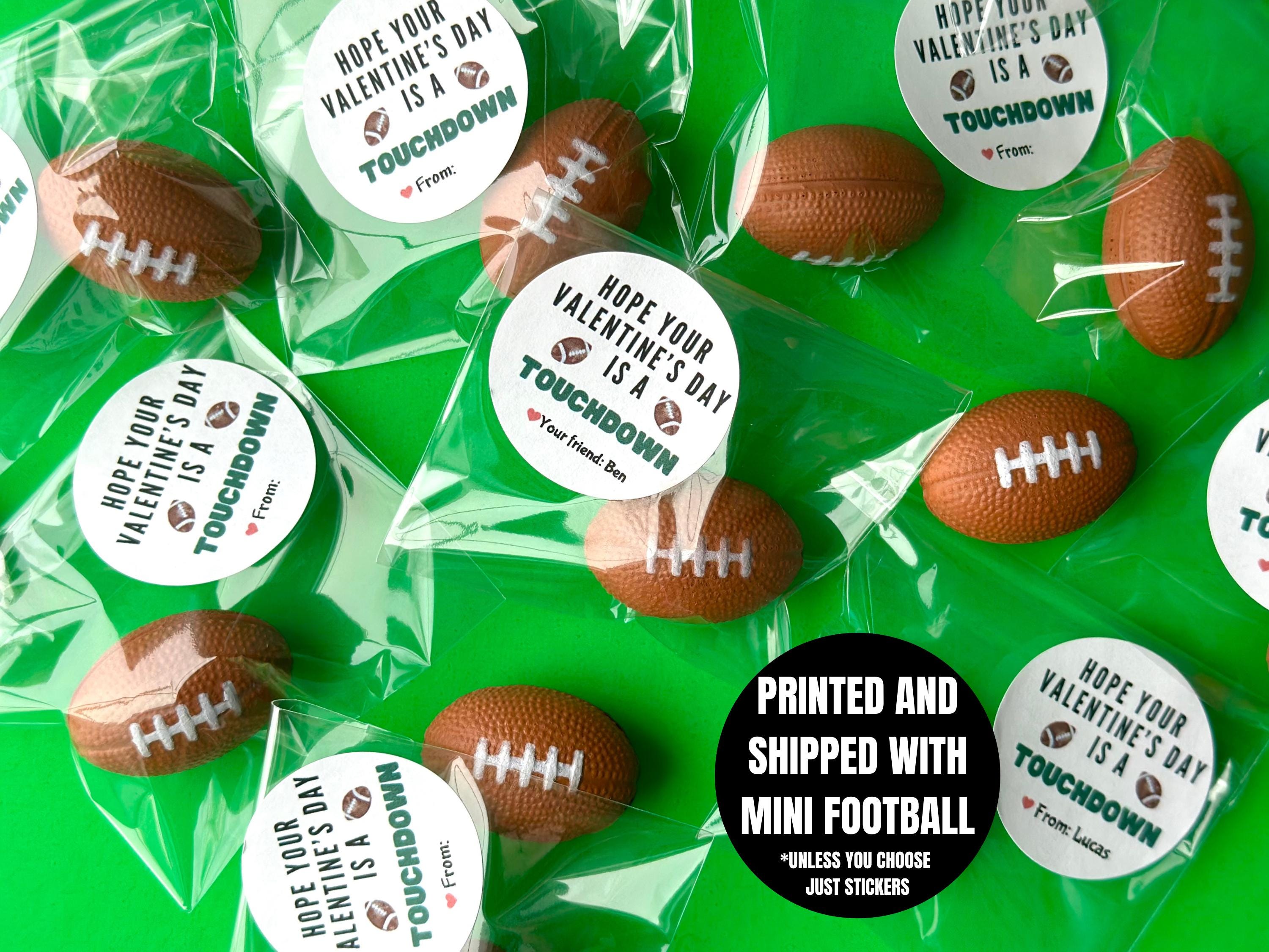 gift teenager football valentine cards, football valentine