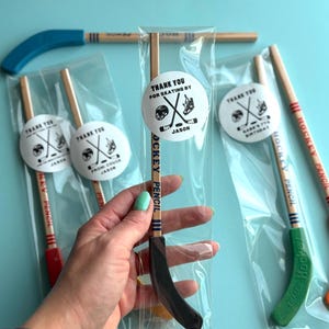 Sac cadeau hockey, cadeaux de classe avec autocollants personnalisés, cadeau pour la classe, prêt à être offert, cadeau d'anniversaire de l'école