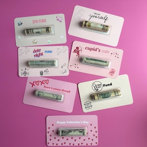Cartão de dinheiro do Date Night Fund para o Dia dos Namorados | Ideias para presentes de aniversário de diversão em spa | Presente romântico para esposa