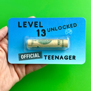 13.º regalo oficial divertido para adolescentes, regalo de tarjeta de dinero Bruh para adolescentes, regalos para adolescentes, portadinero en forma de cúpula, regalo para el 13.º cumpleaños de los niños