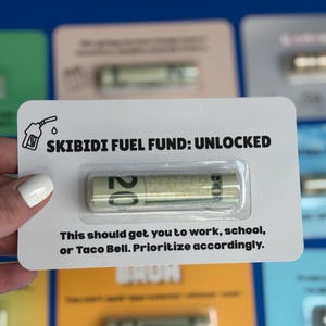 Gas Geld Lustiges Geschenk für Teenager Jungen Bruh Geldkarte Geschenk für Teenager Geschenke Jungen Bargeldhalter Geschenk zum 13