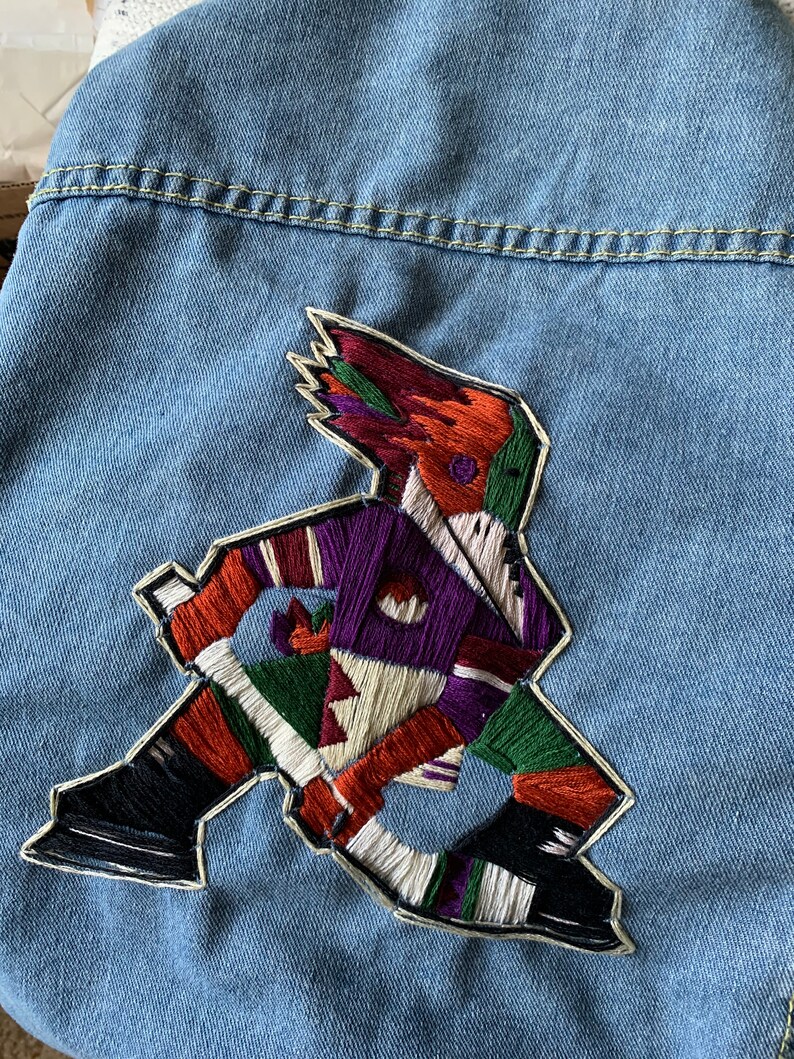 Hand Embroidered Denim Jacket