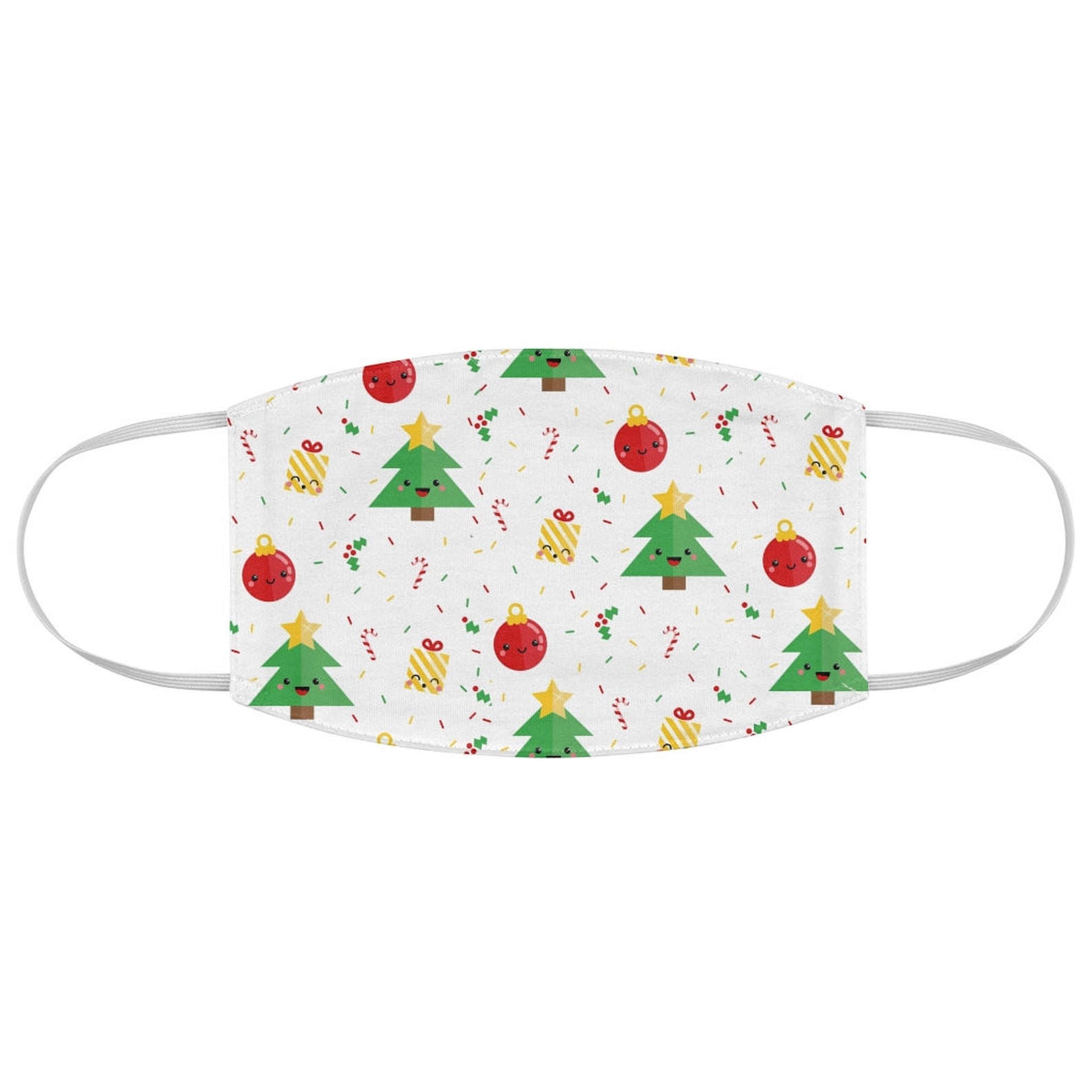 Christmas Mask Cute Christmas Elements Reusable/Washable Etsy