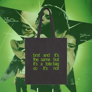 brat Charli XCX Tote Bag — Love Her Work