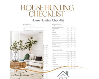 Haus Jagd Checkliste Grundbesitz Printable Instant Download