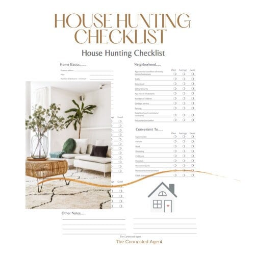 House Hunting Checklist Real Estate Printable Instant Download - Etsy