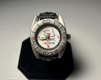 Y2K Watch Racing Style Metal Case Not Waterproof
