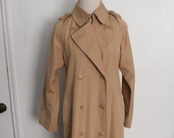 Vintage Trench Coat / Women's Size Medium