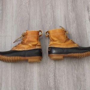 Vintage visserslaarzen Made in USA Made by LL Bean