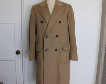 Vintage Winter Coat / by Benchley / Men's Size Large / 1960s - 1970s