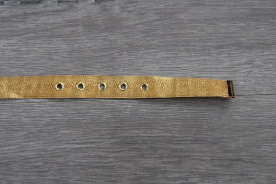 Vintage Golden Steel Belt 1990's - Y2K - image 2