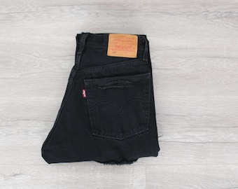 DRKSHDW by Rick Owens Collapse Cut High Waist Heavy Black Denim