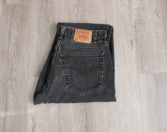 Vintage 90s Orange Tab Levi's 505 Jeans Dark Wash 1994 Jeans