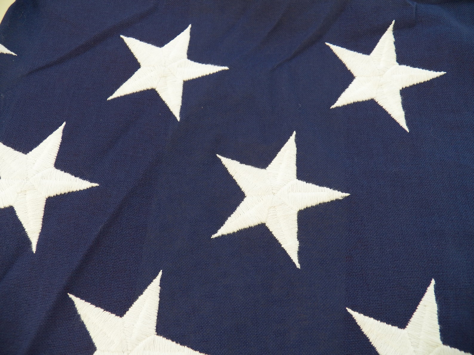 USA Flag. Non Cotton Fabric. Made in USA by Interment Flag Phoenix