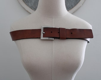 Y2K Leather Brown Belt