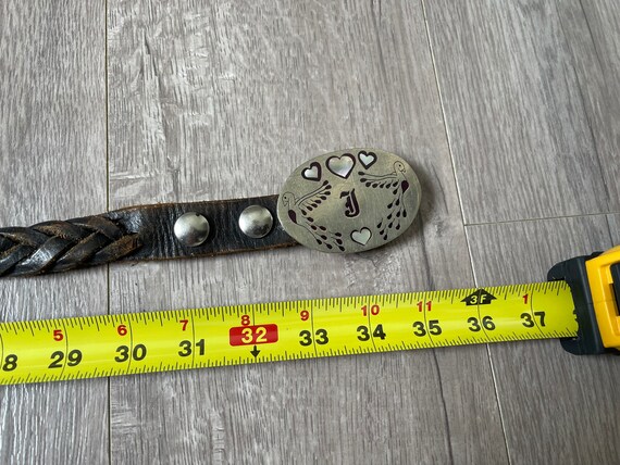 Vintage Women Black Western Belt - image 2